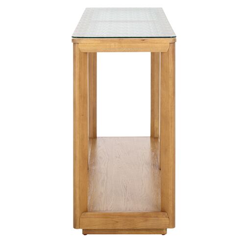 Darya Glass Top Console Table 8 Darya Glass Top Console Table