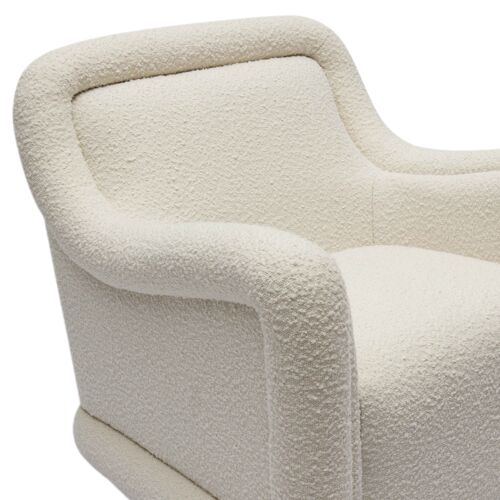 Umber Boucle Swivel Chair 5 Umber Boucle Swivel Chair