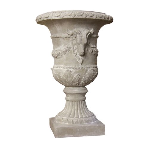 31" Ram & Garland Urn, Weather