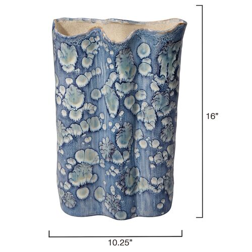 Cloud Ceramic Vase, Blue 5 Cloud Ceramic Vase, Blue