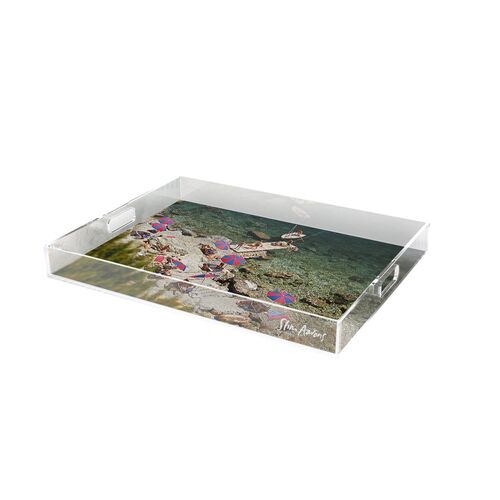 Slim Aarons, Il Pelicano Beach Acrylic Tray