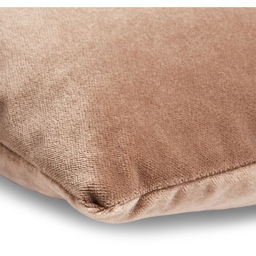 Ada Long Lumbar Pillow, Toffee Velvet 2 Ada Long Lumbar Pillow, Toffee Velvet