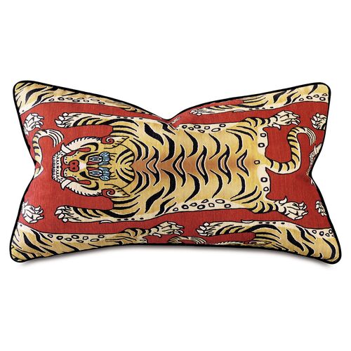 Bodie 15x26 Lumbar Pillow, Red/Multi 1 Bodie 15x26 Lumbar Pillow, Red/Multi