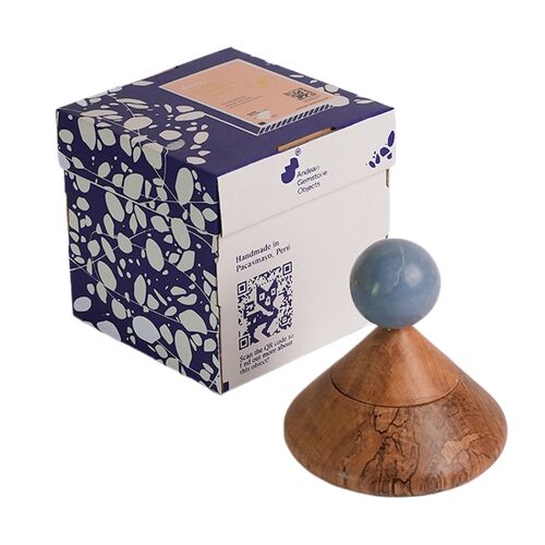 Cool Cone Jewel Box, Angelite 2 Cool Cone Jewel Box, Angelite