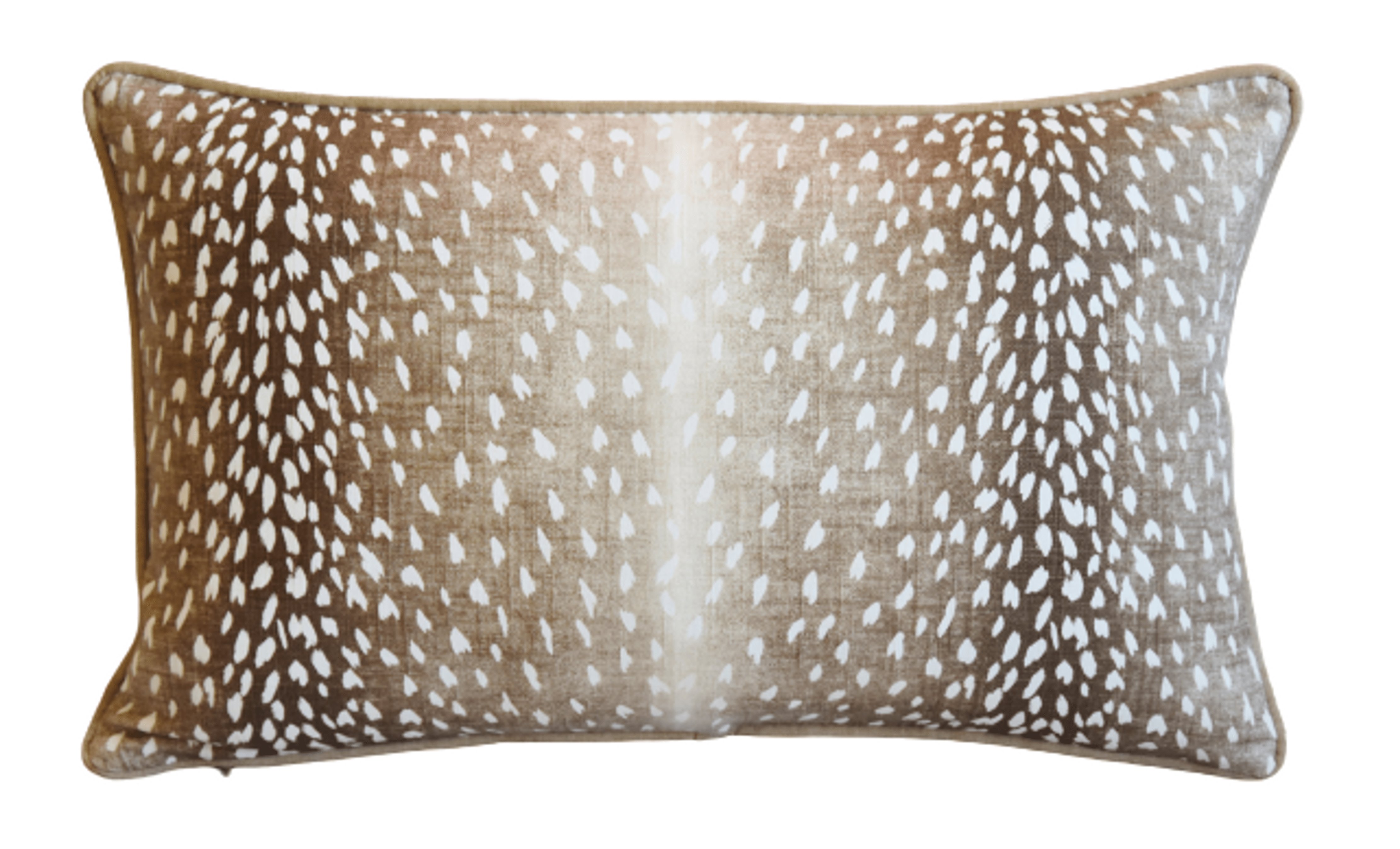 Antelope Deer Fawn Linen & Velvet Pillow 2 Antelope Deer Fawn Linen & Velvet Pillow