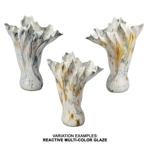 Orca Ceramic Vase, Blue 7 Orca Ceramic Vase, Blue