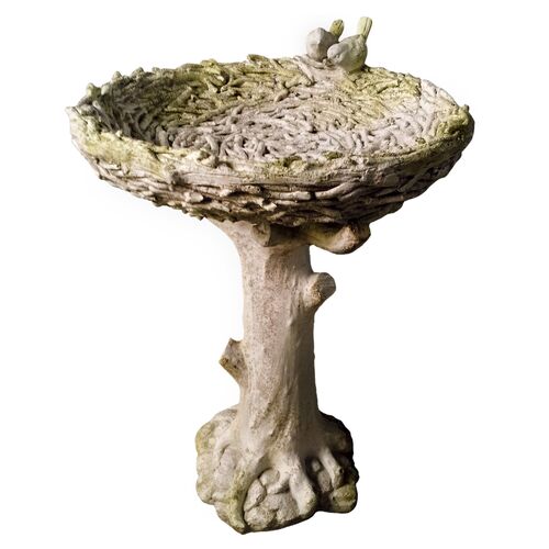 30" Nature's Birdbath w/ Birds 1 30" Nature's Birdbath w/ Birds
