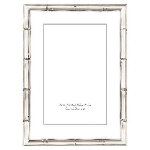 Siena Bamboo Frame, Silver 1 Siena Bamboo Frame, Silver