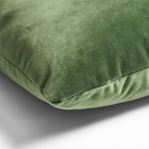 Hazel Pillow, Emerald Velvet 3 Hazel Pillow, Emerald Velvet