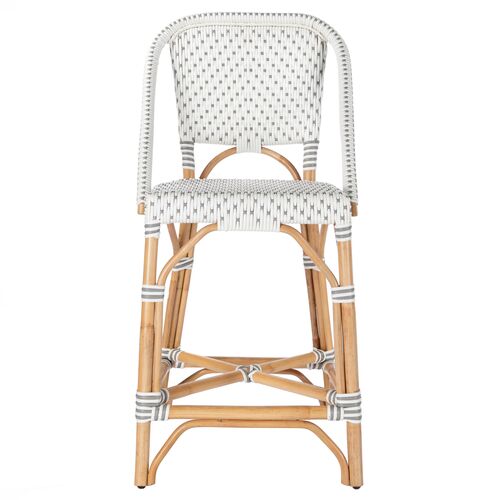 Callie Rattan 25" Counter Stool 3 Callie Rattan 25" Counter Stool