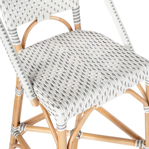 Callie Rattan 25" Counter Stool 6 Callie Rattan 25" Counter Stool
