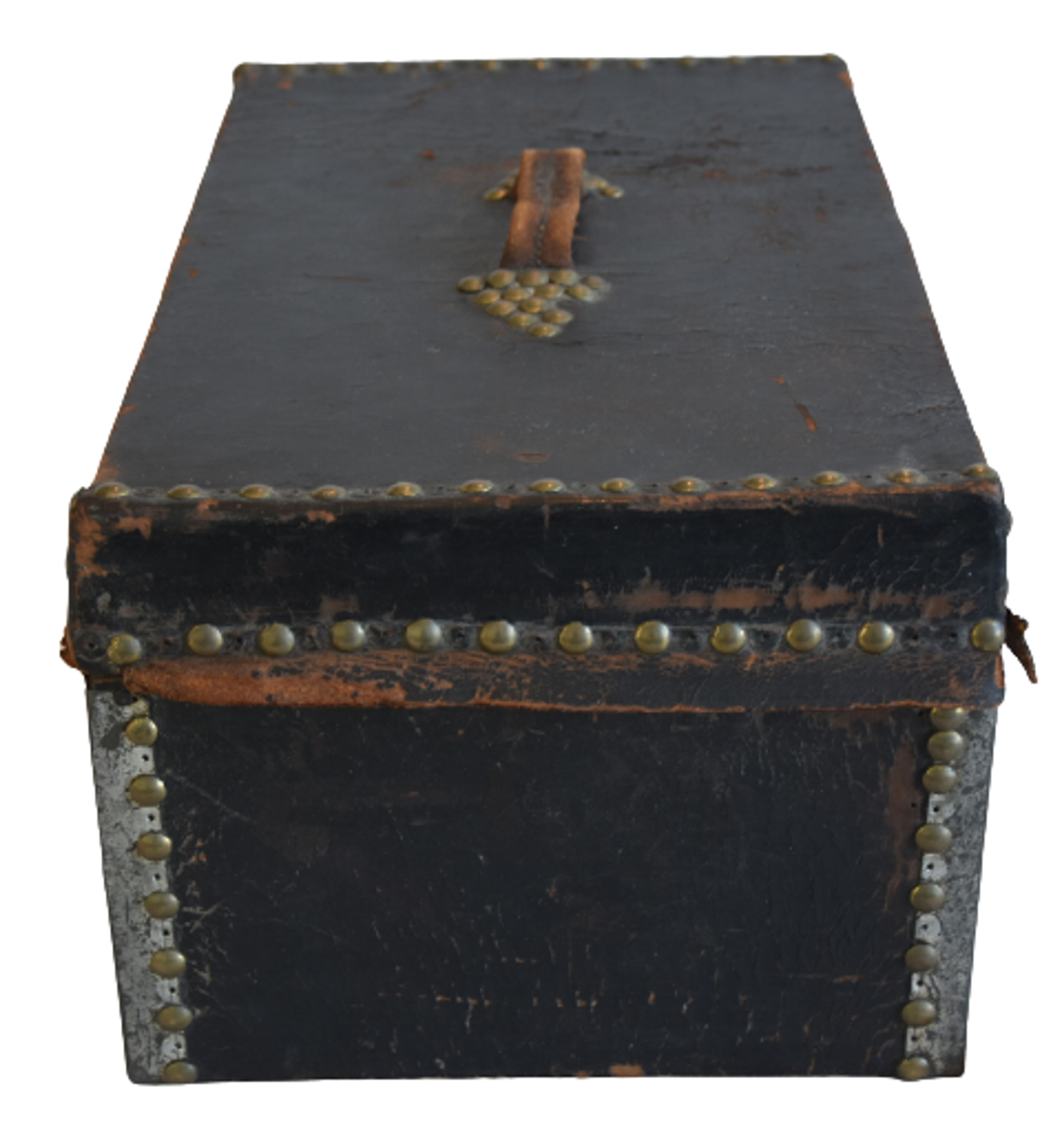 1833's Leather & Brass Document Safe Box 4 1833's Leather & Brass Document Safe Box