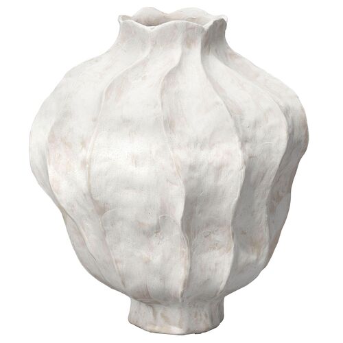 Poppy Porcelain Vase, White 1 Poppy Porcelain Vase, White