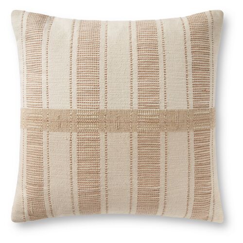 Carmel 22x22 Pillow, Cream/Multi 1 Carmel 22x22 Pillow, Cream/Multi