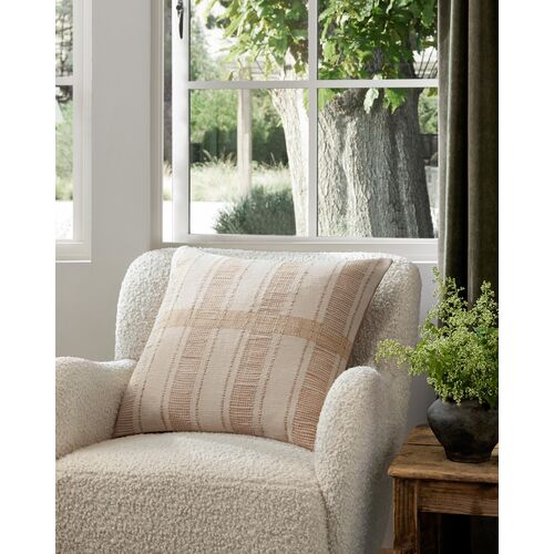 Carmel 22x22 Pillow, Cream/Multi 4 Carmel 22x22 Pillow, Cream/Multi