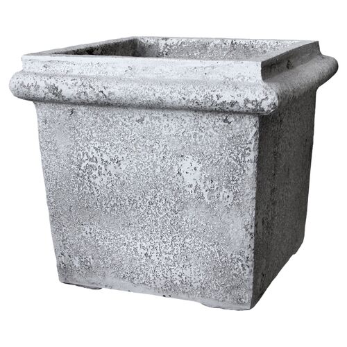 16" Logan Planter, Gray