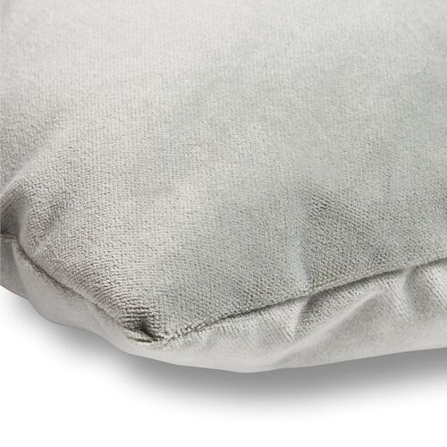 Ada Long Lumbar Pillow, Mineral Velvet 2 Ada Long Lumbar Pillow, Mineral Velvet