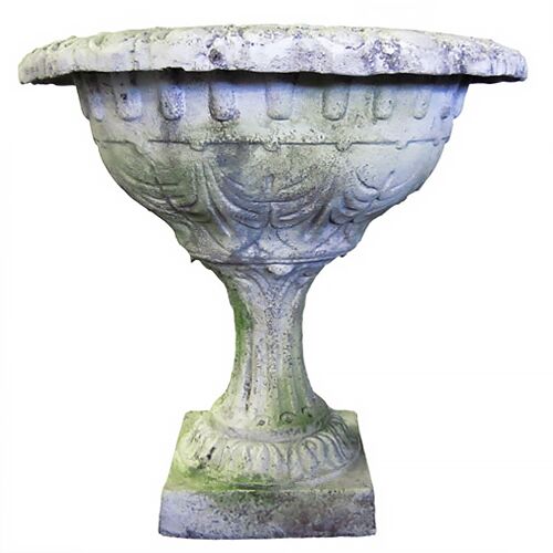 19"Eden Urn, White Moss 2 19"Eden Urn, White Moss