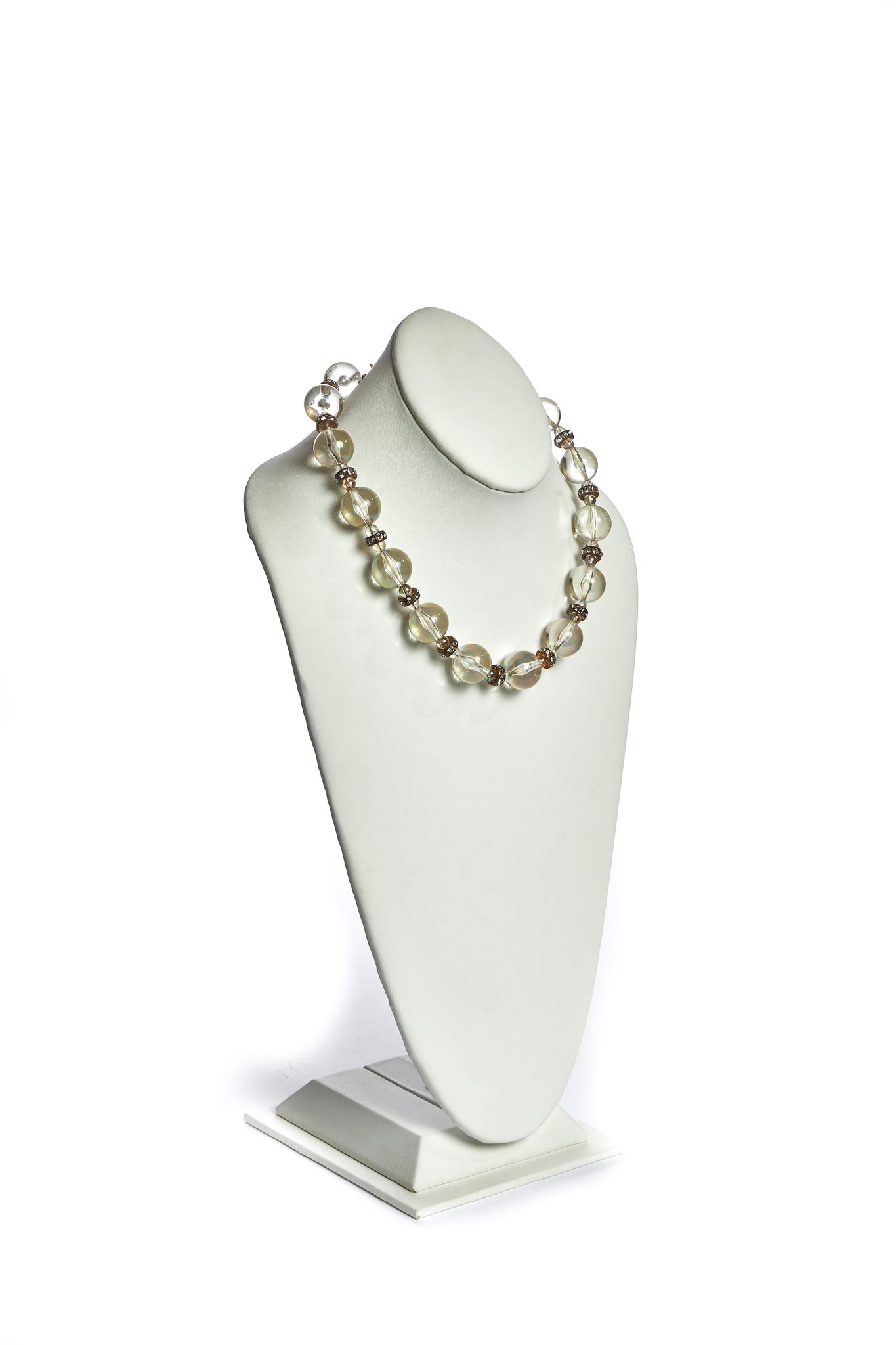 Chanel Lucite & Crystal Choker Necklace 2 Chanel Lucite & Crystal Choker Necklace