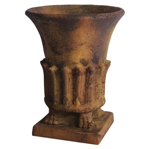 15" Footed Planter, Sandstone 1 15" Footed Planter, Sandstone
