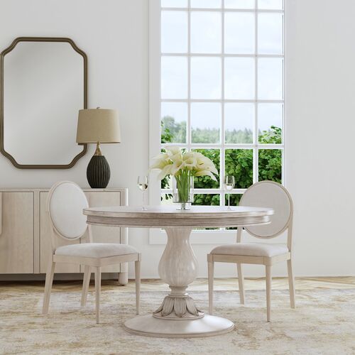 Karter 48" Round Pedestal Dining Table 2 Karter 48" Round Pedestal Dining Table