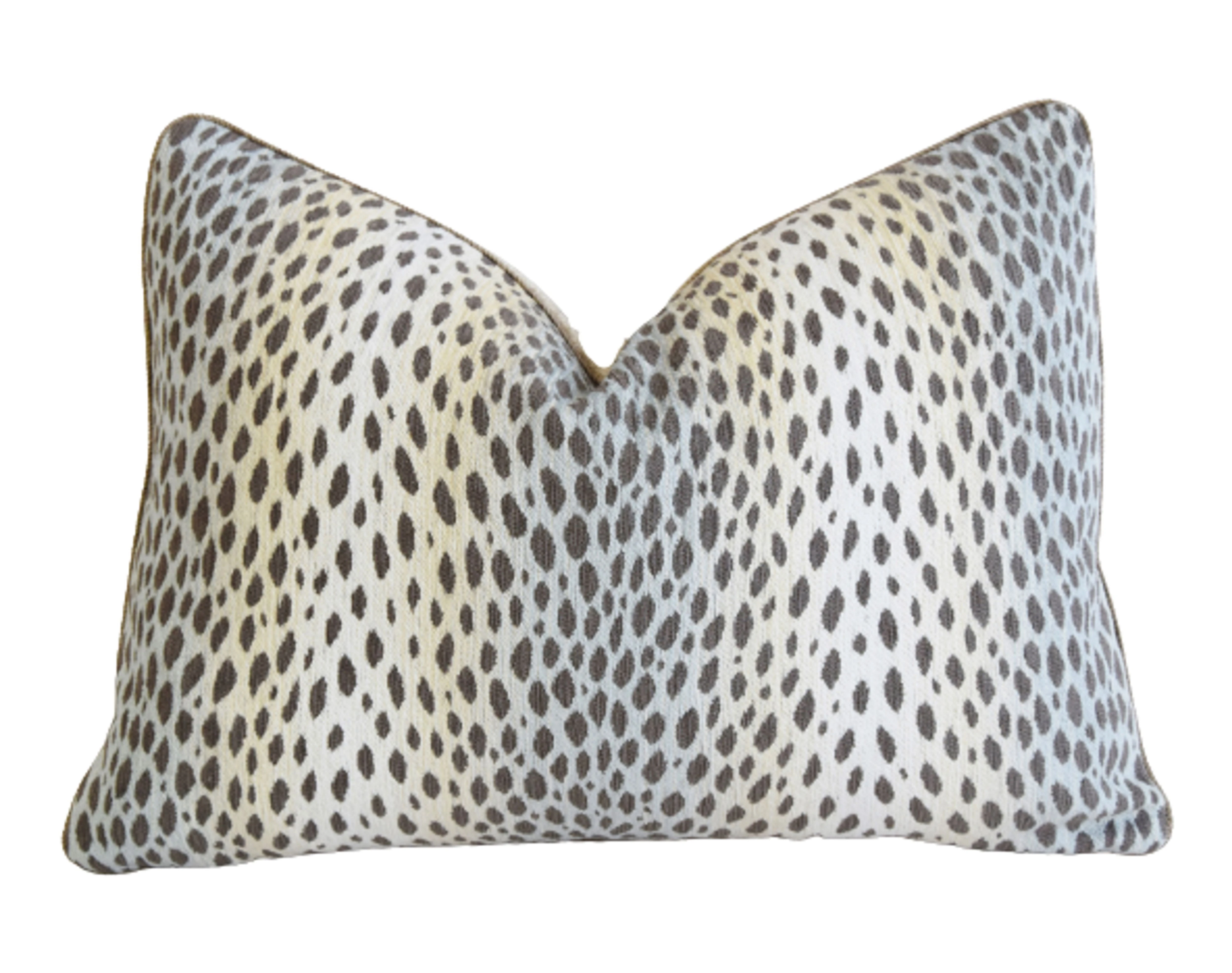 Designer Antelope Chenille Pillows, Pair 3 Designer Antelope Chenille Pillows, Pair