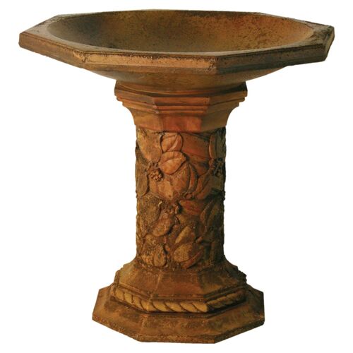 21" Turner Birdbath, Sandstone 1 21" Turner Birdbath, Sandstone