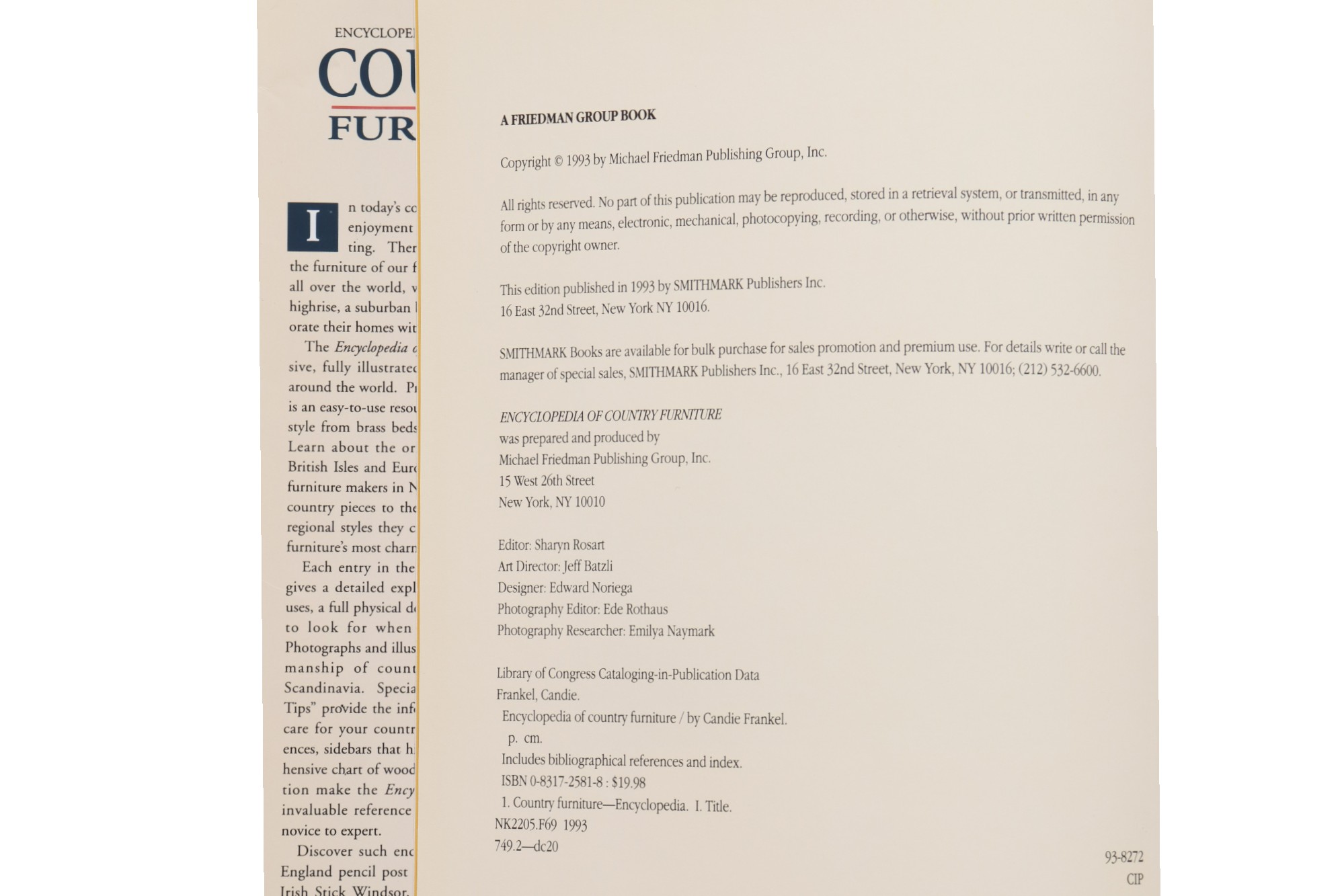 Encyclopedia of Country Furniture 5 Encyclopedia of Country Furniture
