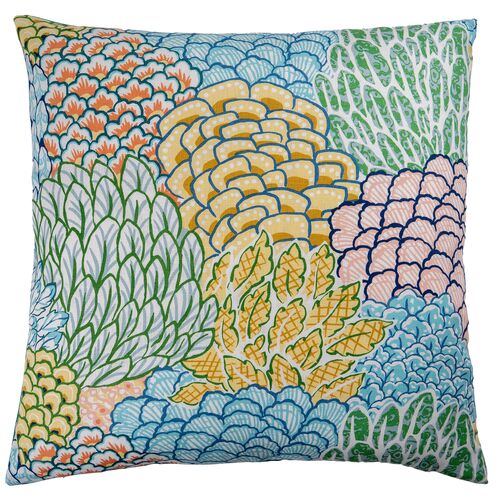Elena Floral Pillow, Multi Pastel 1 Elena Floral Pillow, Multi Pastel