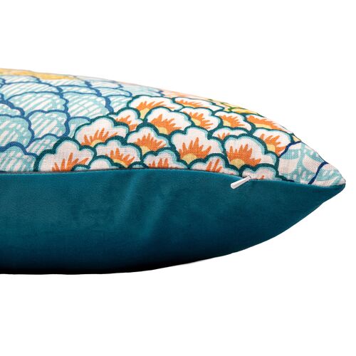 Elena Floral Pillow, Multi Pastel 2 Elena Floral Pillow, Multi Pastel