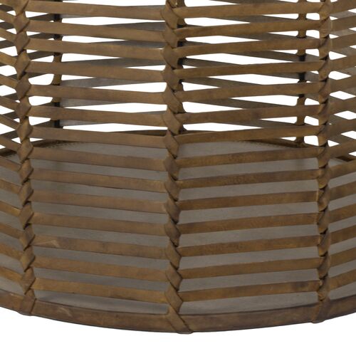 Finn Leather Basket, Brown 5 Finn Leather Basket, Brown