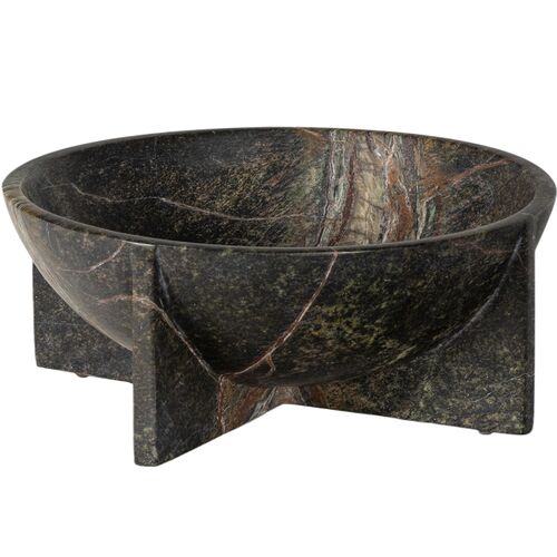 Tribune Marble Bowl, Green 1 Tribune Marble Bowl, Green
