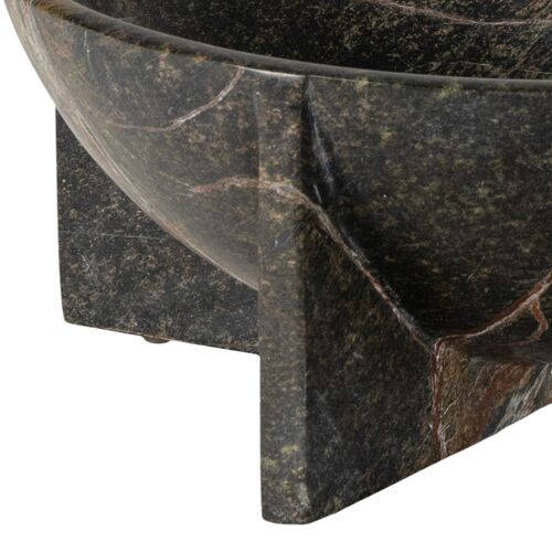 Tribune Marble Bowl, Green 3 Tribune Marble Bowl, Green
