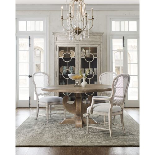 Boheme Gaston Aluminum Back Side Chair, Natural 4 Boheme Gaston Aluminum Back Side Chair, Natural