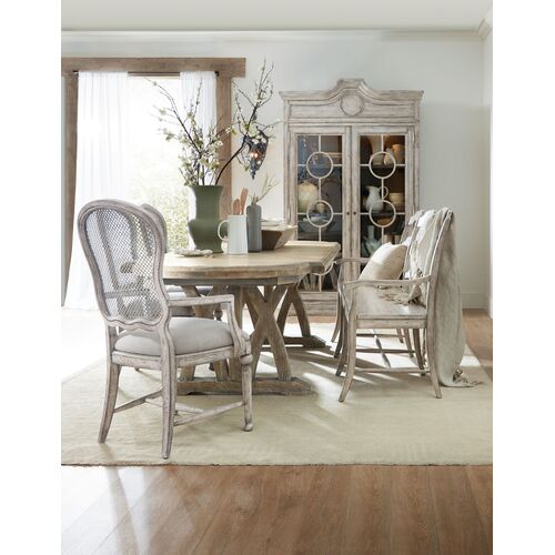 Boheme Gaston Aluminum Back Side Chair, Natural 6 Boheme Gaston Aluminum Back Side Chair, Natural