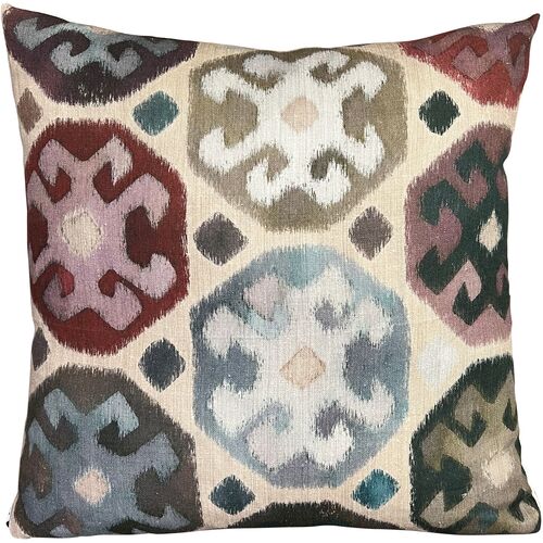 Bula Ikat 20x20 Pillow, Multi 2 Bula Ikat 20x20 Pillow, Multi