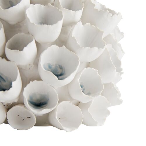 S/2 Dakota Porcelain Vases, White 4 S/2 Dakota Porcelain Vases, White