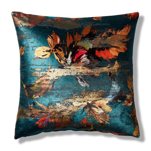 Isla 19x19 Pillow, Teal 1 Isla 19x19 Pillow, Teal