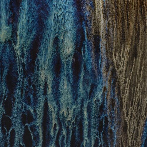 Whirl Ceramic Vase, Blue 4 Whirl Ceramic Vase, Blue