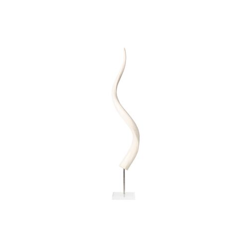 31" Kudu Horn on Stand, Off-White 1 31" Kudu Horn on Stand, Off-White