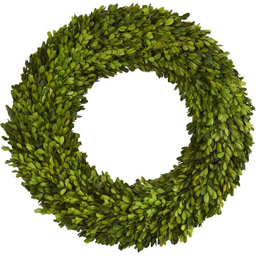 24" Preserved Boxwood Wreath