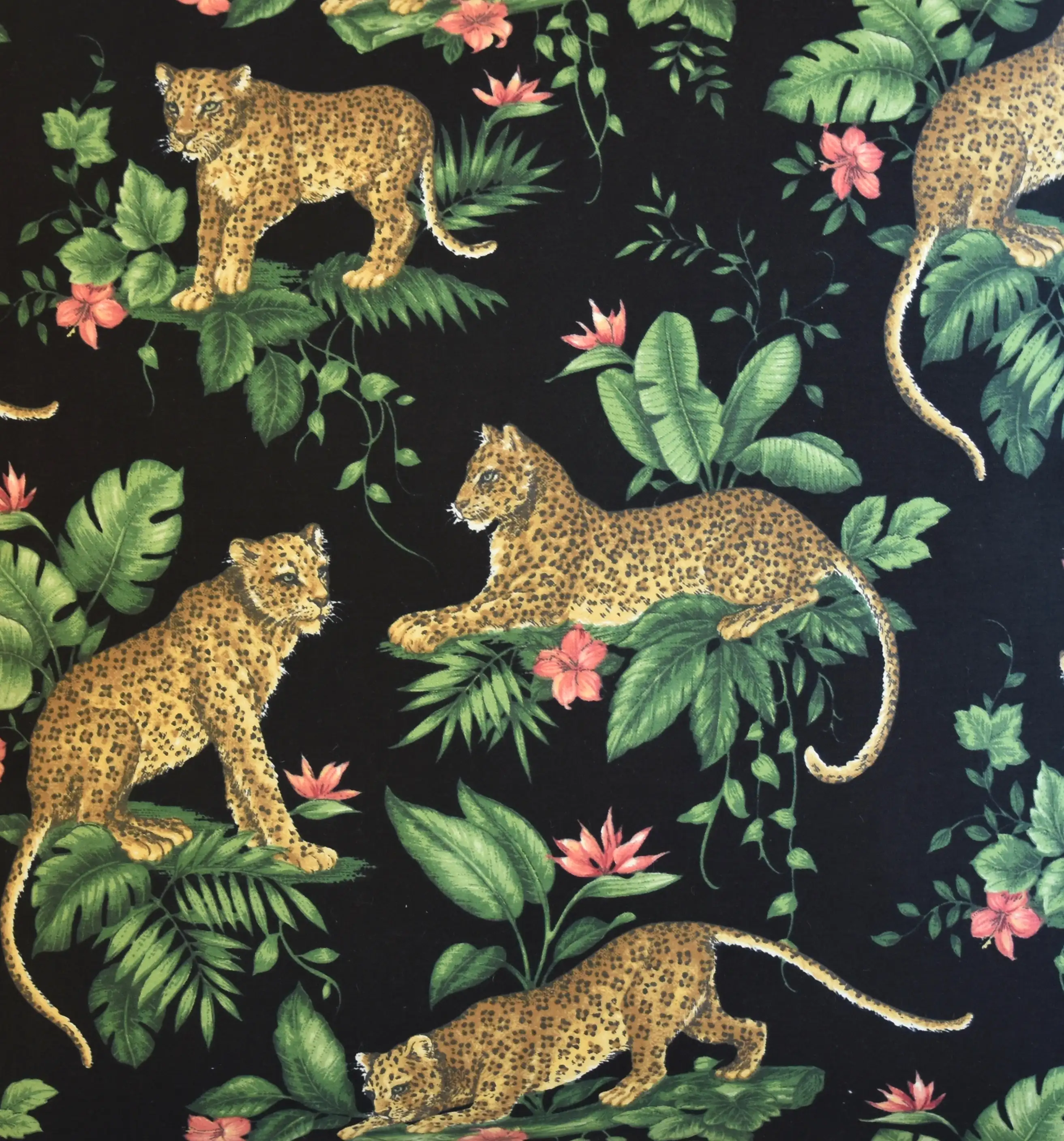 Jungle Leopard Cheetah Floral Pillow 4 Jungle Leopard Cheetah Floral Pillow