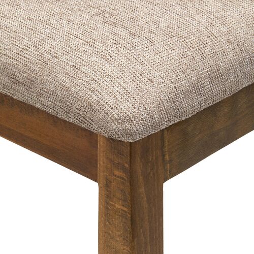 S/2 Lucan Upholstered Dining Side Chairs, Wheat/Brown 6 S/2 Lucan Upholstered Dining Side Chairs, Wheat/Brown