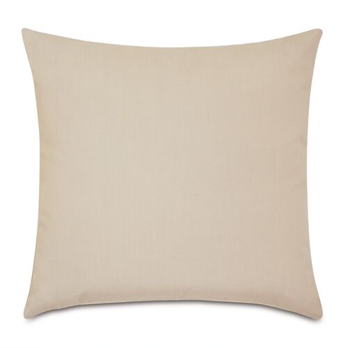 Zuri 20x20 Outdoor Pillow, Sand/White 2 Zuri 20x20 Outdoor Pillow, Sand/White