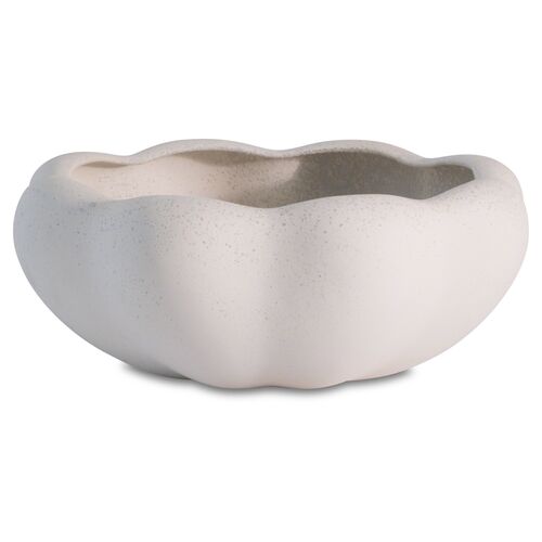17" Decorative Pond Bowl, White 1 17" Decorative Pond Bowl, White