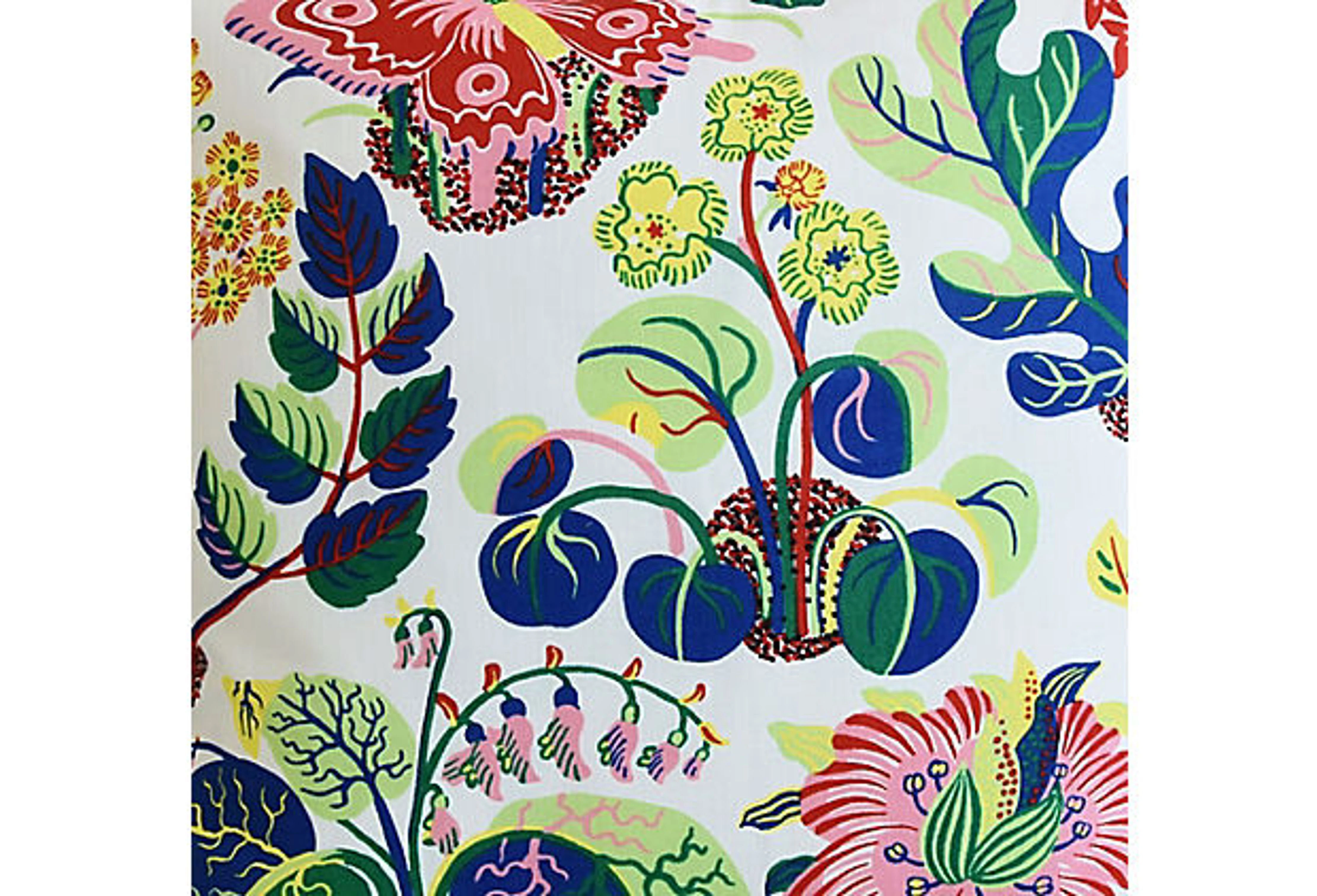 Schumacher Exotic Butterfly Pillows, Pr 5 Schumacher Exotic Butterfly Pillows, Pr