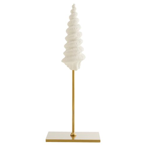 S/3 Shell Sculpture, White 7 S/3 Shell Sculpture, White