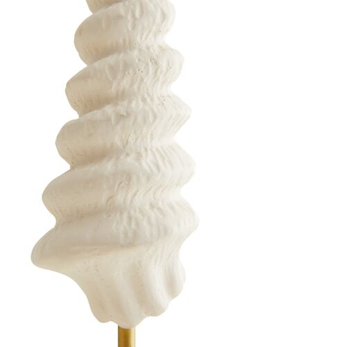 S/3 Shell Sculpture, White 8 S/3 Shell Sculpture, White