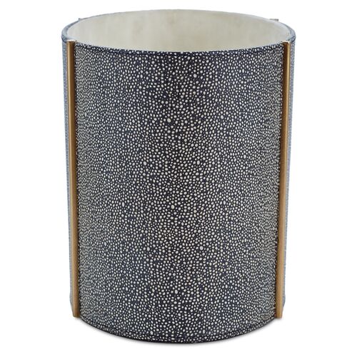 Shagreen-Style Churchill Wastebasket 3 Shagreen-Style Churchill Wastebasket