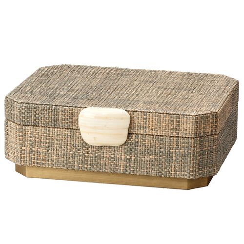 Eden Woven Raffia Box 1 Eden Woven Raffia Box